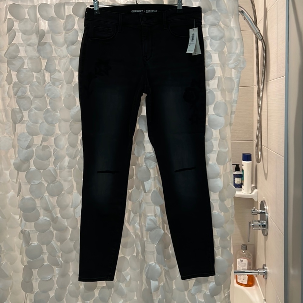 Old Navy Rockstar Jeans - dark gray